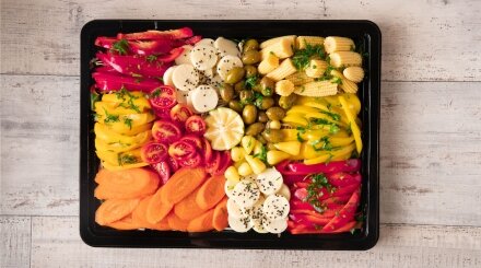 מגש ירקות הגינה