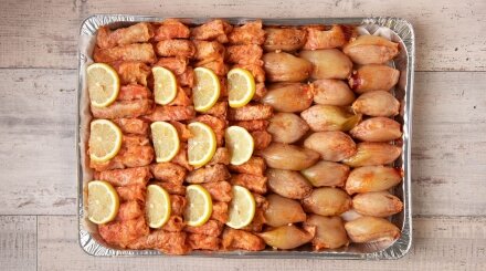 מיקס ממולאים כרוב בצל ועלי גפן 