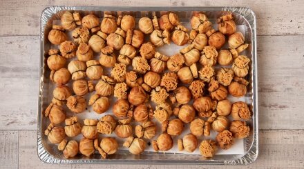 מיני אגרול בצורת טיפות במילוי ירקות