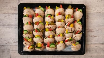 מיני פיתה סביח<br /> 